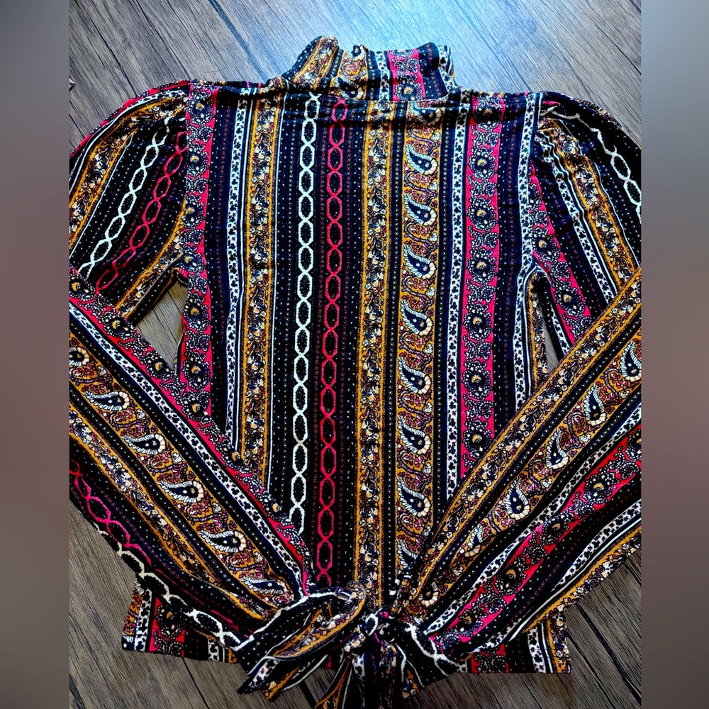 Free People Mock Neck Top